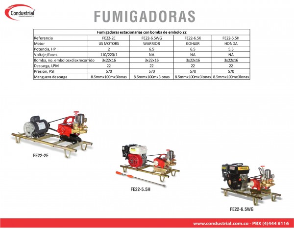 FUMIGADORA ESTACIONARIA A...
