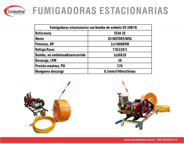 FUMIGADORA ESTACIONARIA  FE30-2E