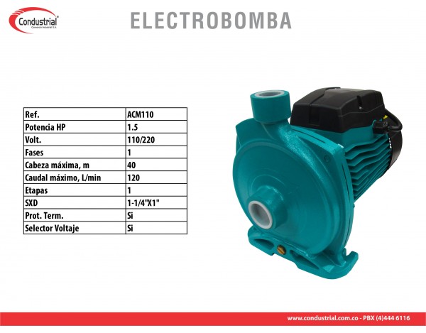 ELECTROBOMBA CENTRIFUGA ACM110